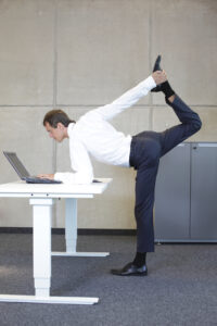 Benefits of standing up while you work