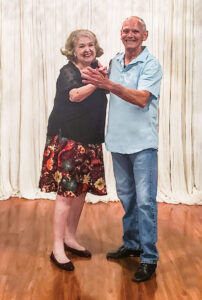 Judy Ahlquist with dance partner Victor Moore
